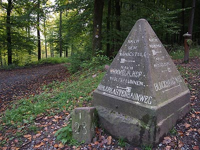 Odenwald Steinpyramide am Königstuhl