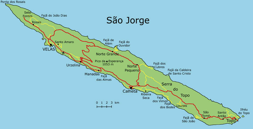 Sao Jorge Karte